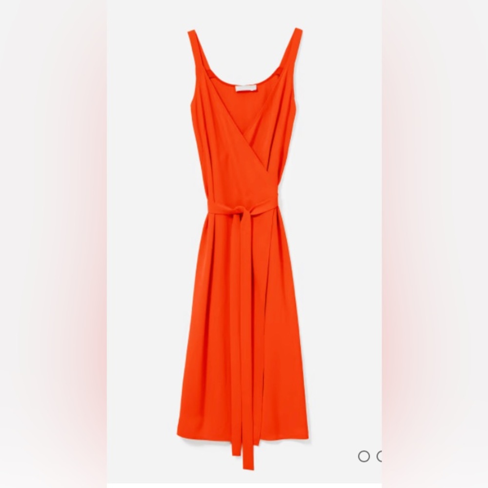 Everlane Japanese GoWeave Tank Wrap Dress